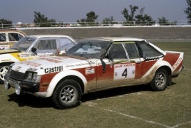 Hopfner Dencker Andersen Toyota Celica zajęły 2 miejsce w I Rajdzie Himalajów 1980